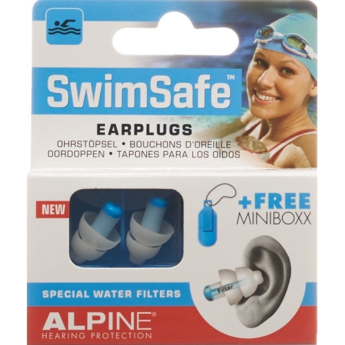 Alpine Swimsafe earplugs 1 pair buy online