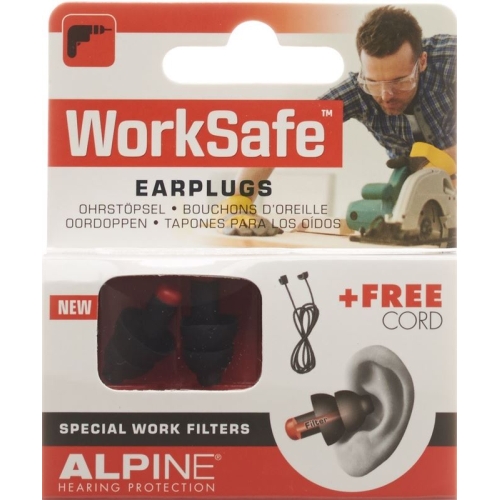 Alpine Worksafe earplugs 1 pair buy online