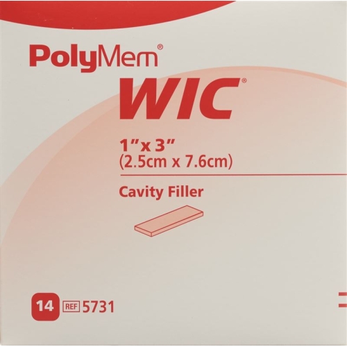 Polymem Wic Wundfueller 2.5x7.6cm Steril 14 Stück buy online