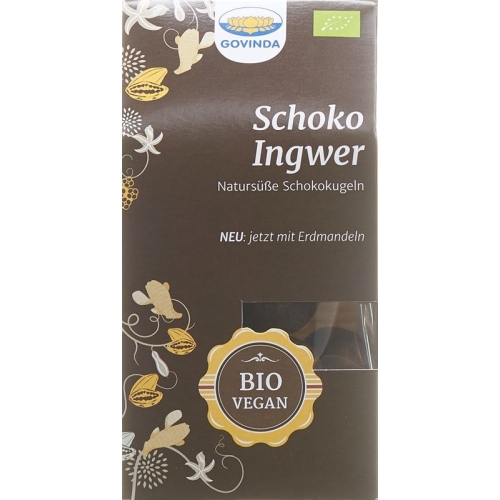 Govinda Schoko Ingwer Kugeln Bio Box 120g buy online