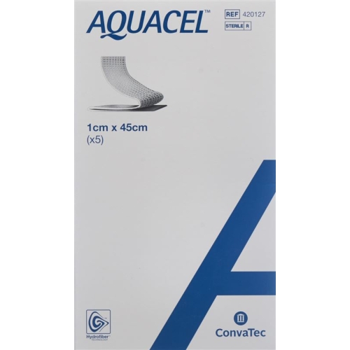 Aquacel Hydrofiber Tamponade 1x45cm Stark Fasern 5 Stück buy online