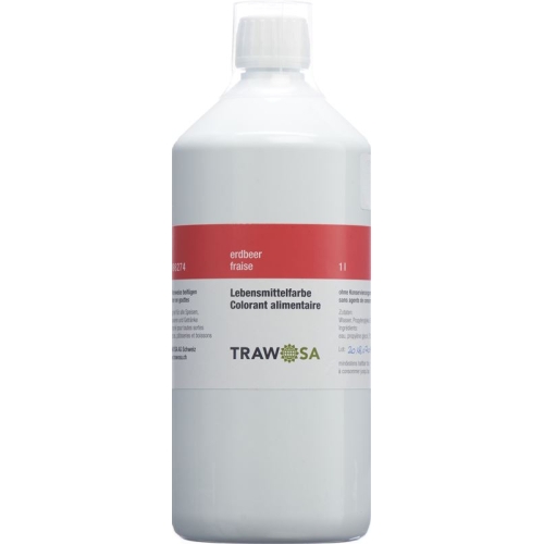 Trawosa Lebensmittelfarbstoff Erdbeer Flasche 1L buy online