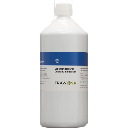 Trawosa Lebensmittelfarbstoff Blau Flasche 1L buy online