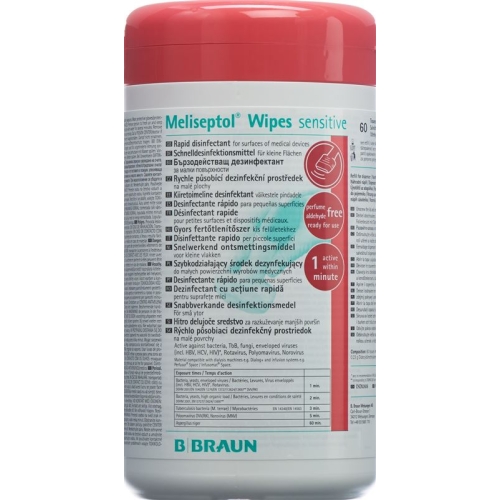 Meliseptol Wipes Sensitive 60 Stück buy online