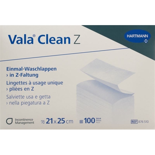 Valaclean Z Einmal Waschlappen 21x25cm 100 Stück buy online