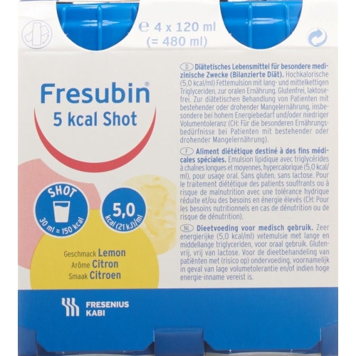 Fresubin 5kcal Shot Lemon 4x 120ml buy online