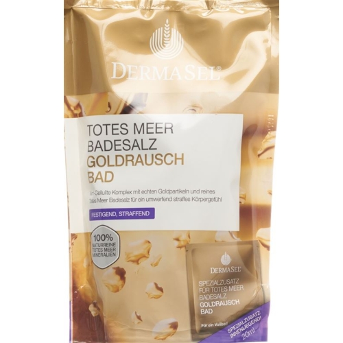 DermaSel Badesalz Gold + 20ml 400g buy online