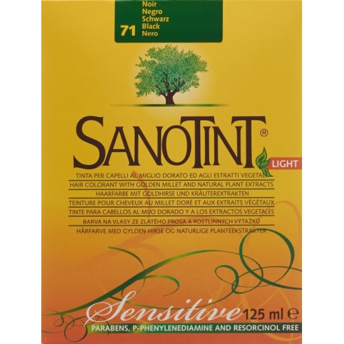 Sanotint Sensitive Light Hair Color 71 black buy online