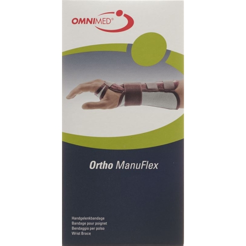 Omnimed Ortho ManuFlex Handgelenkbandage 22cm Links Grösse XS Schwarz buy online