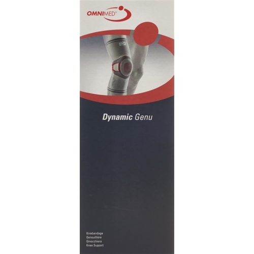 Omnimed Dynamic Genu Kniebandage Grösse S Grau-Bordeaux buy online