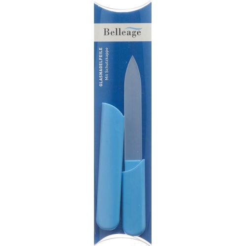 Belleage glass nail file small with protective cap buy online