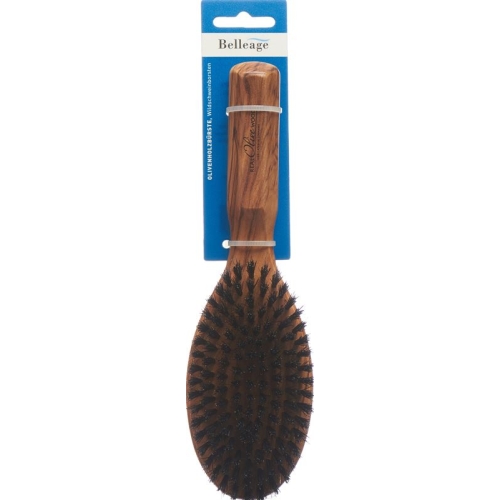 Belleage Olive Wood Brush Oval buy online