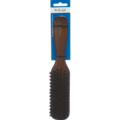 Belleage Wooden Brush Dark Narrow Long buy online