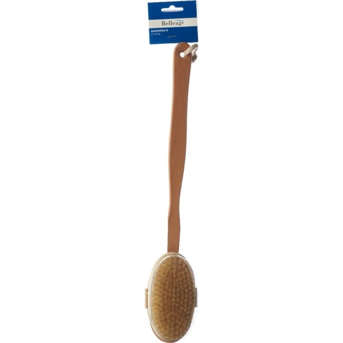 Belleage bath brush natural bristles 2-piece buy online