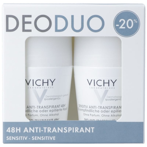 Vichy DeoDuo Empfindliche Haut Roll-On 2x 50ml buy online