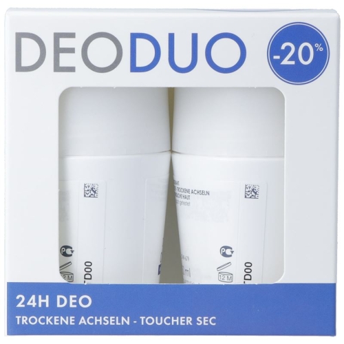 Vichy DeoDuo 24H Dry Touch Roll-On 2x 50ml buy online