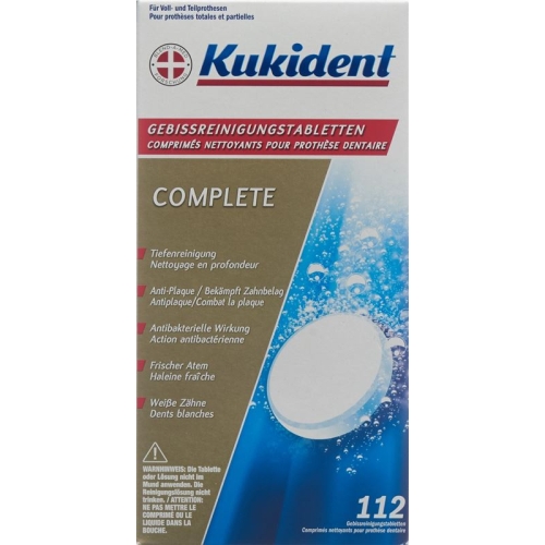 Kukident Reinigung-Tabs Frische Minze 112 Stück buy online