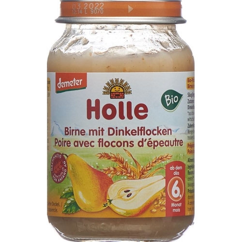 Holle Pear with Spelt Flakes from the 6th month Bio 190g buy online