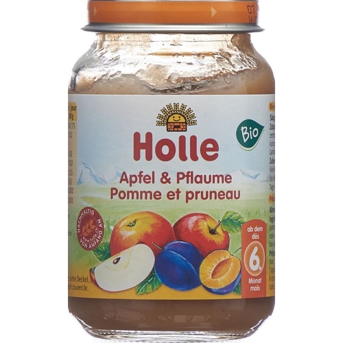 Holle Apple & Plum from the 6th month Organic 190g buy online