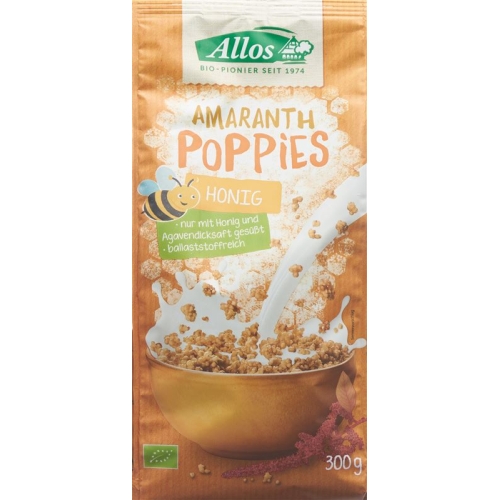 Allos Amaranth Honig Poppies Bio 300g buy online