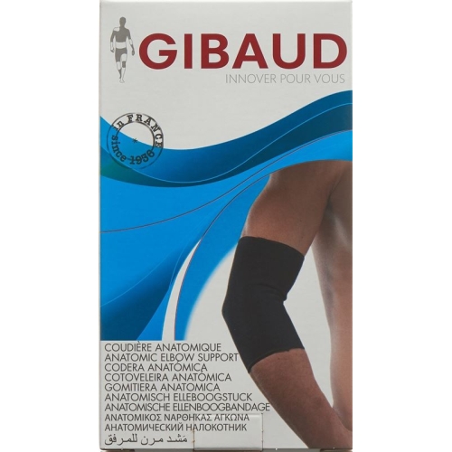 Gibaud Anatomische Ellenbogenbandage L 29-32cm Schwarz buy online