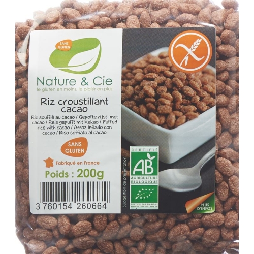 Nature&cie Reis Crispies Choco Glutenfrei 200g buy online