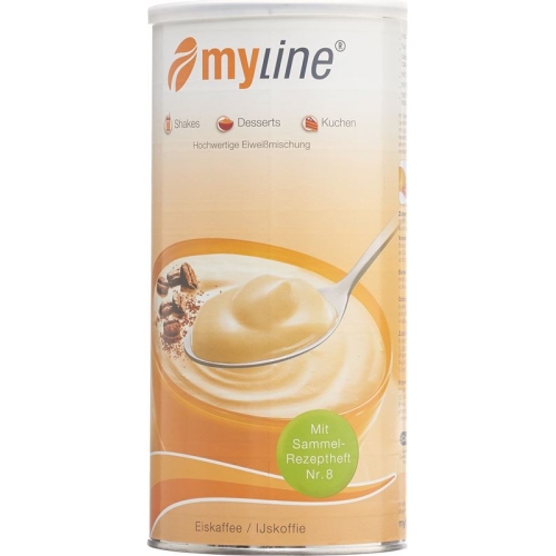 Myline Eiweissmischung mit L-Carnitin Pulver Eiskaffee 400g buy online