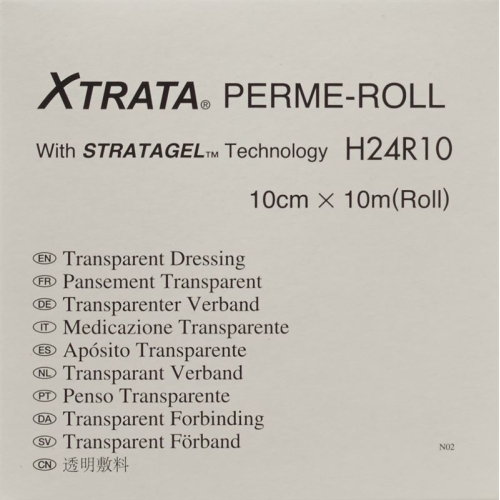 Xtrata Transparent Foil Dressing 10cmx10m buy online