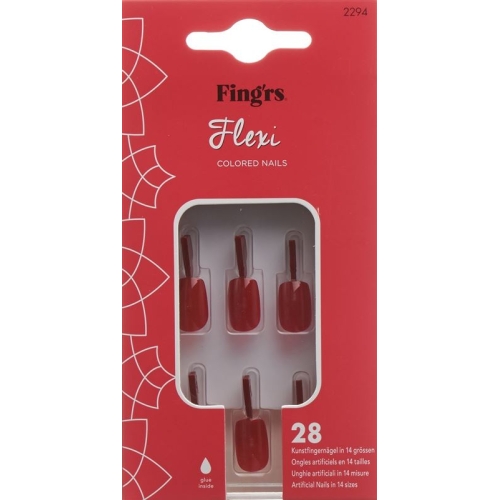 Fingers Flexi Nails Classic Red buy online