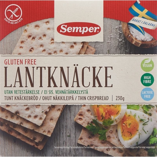 Semper Herzhaftes Land-Knaecke Glutenfrei 230g buy online