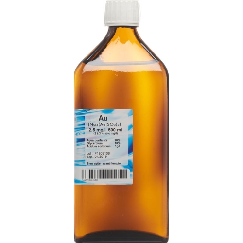 Oligopharm Gold Lösung 2.5mg/l 500ml buy online