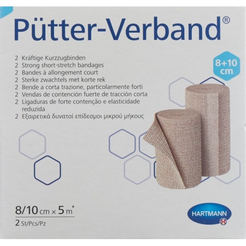 Puetter Verband 8/10cmx5m 2 Stück buy online