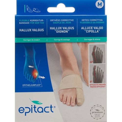 Epitact Hallux Valgus Korrekturschiene Grösse M 21.5-23cm buy online