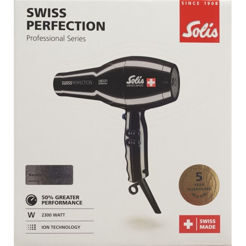 Solis Swiss Perfect Hair Dryer Type 440 Black buy online