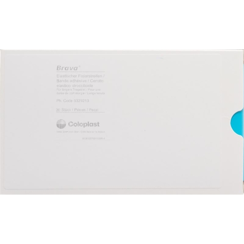 Coloplast Brava Elastischer Fixierstreifen Gebogen 20 Stück buy online