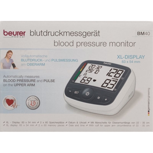 Beurer upper arm blood pressure monitor Bm 40 buy online