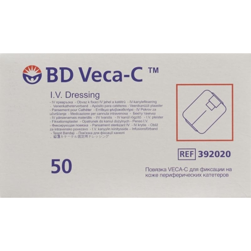 BD Veca-c Katheter Fixierverband Sichtfenst 50 Stück buy online