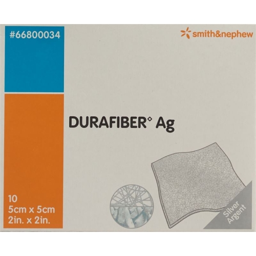 Durafiber Ag Wundauflage 5x5cm Steril 10 Stück buy online