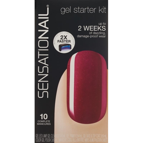 Fingrs Sensationail Starter Kit Raspberry Wine buy online