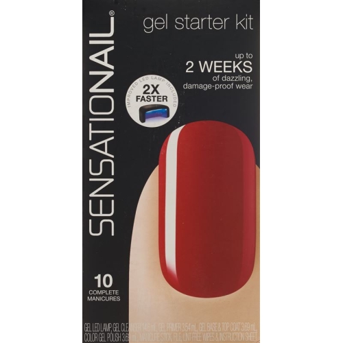 Fingrs Sensationail Starter Kit Scarlet Red buy online