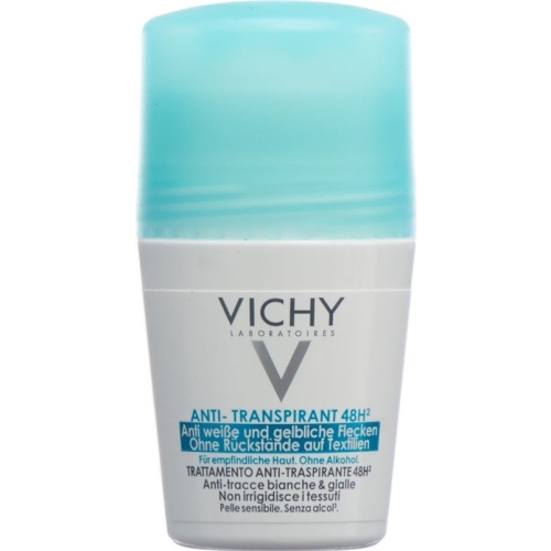 Vichy Deodorant Anti-Transpirant 48H Roll-On Anti Weisse und Gelbliche Flecken 50ml buy online