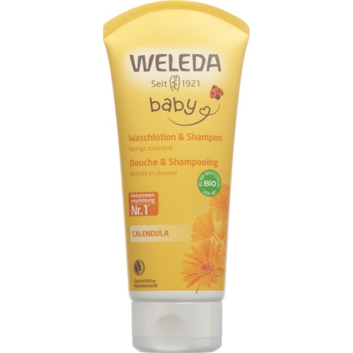 Weleda Baby Calendula Waschlotion & Shampoo 200ml buy online