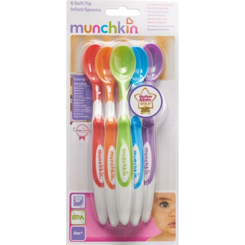 Munchkin Löffel Lang Griff M Weichen Spitzen 6 Stück buy online