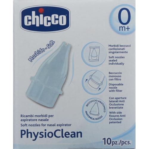 Chicco Physioclean Ersatztei Nasenschleimentfe 0m+ buy online