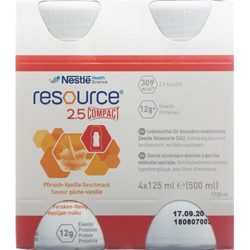 Resource 2.5 Compact Drink Pfirsich-Vanille 4x 125ml buy online