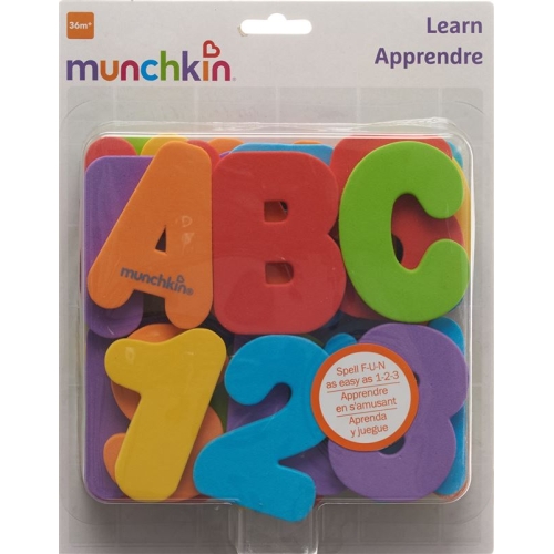 Munchkin Bade Buchstaben & Zahlen 36 Stück buy online