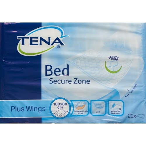 Tena Bed Plus Wings Bettschutz 80x180cm 20 Stück buy online