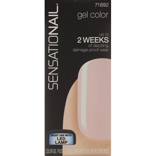 Sensationail gel polish babydoll pink buy online