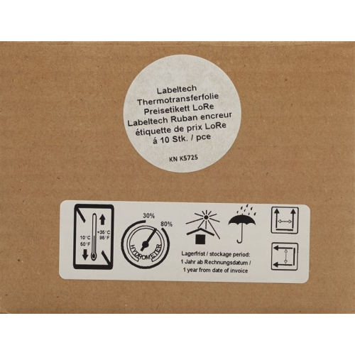 Labeltech Thermotransfolie Preisetiket Lore 10 Stück buy online