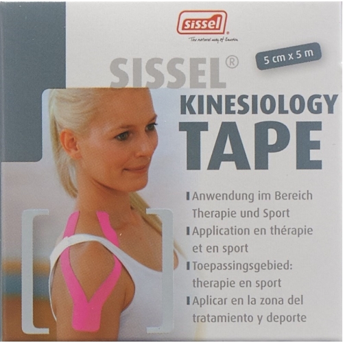 Sissel Kinesiology Tape 5cmx5m pink buy online